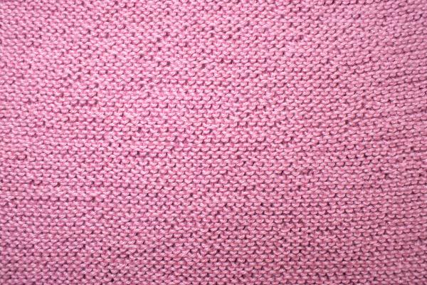 Knitted washcloth in old pink cotton width 22 cm 8,66 inch